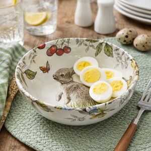 Pier 1 Imports Sofie the Bunny Porcelain Bowl Easter Spring Floral